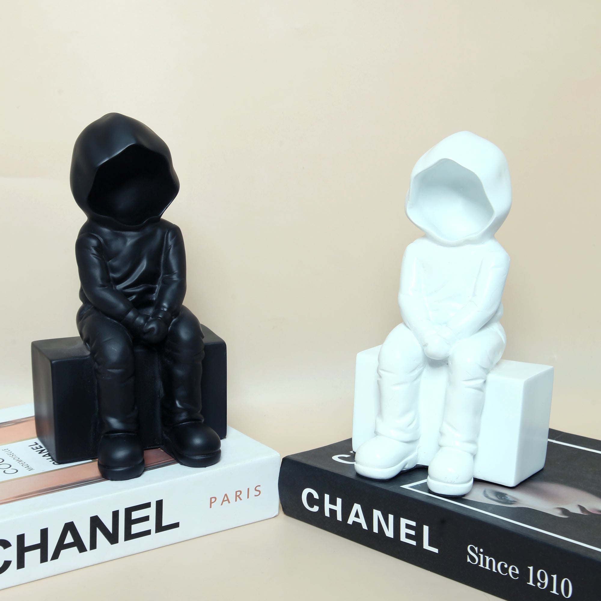 Casual Hoodie Man Sculpture