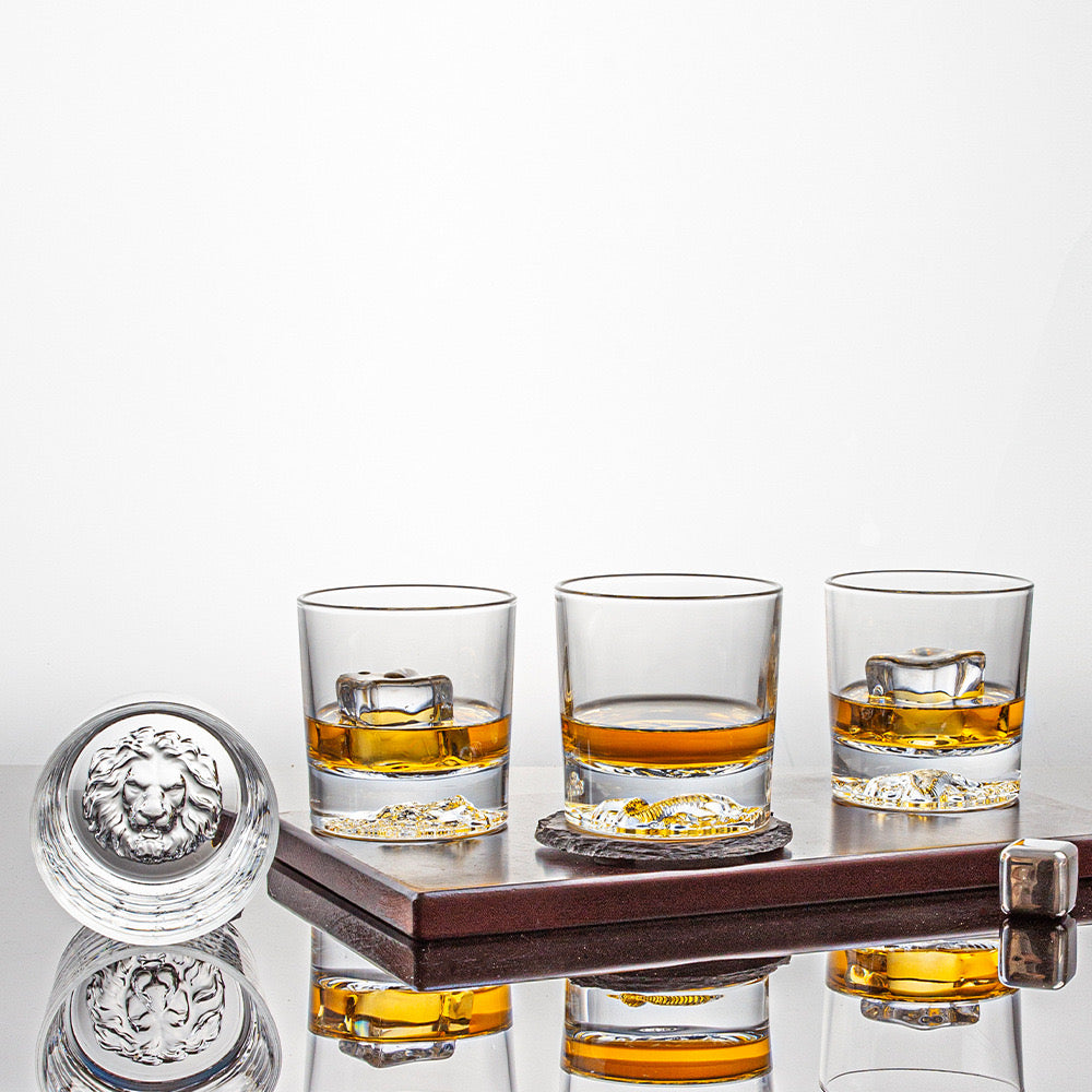 Animal Shadow Whiskey Glasses - Set Of 6