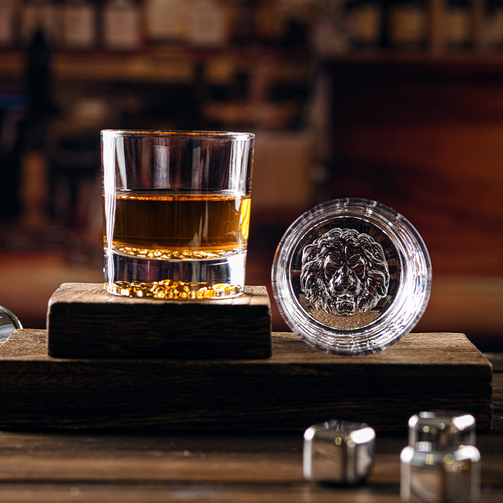 Animal Shadow Whiskey Glasses - Set Of 6