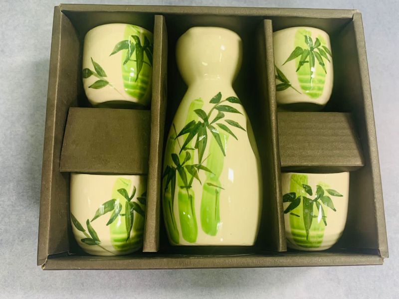 SAKE DRINKING GLASS SET OF 5 Smokey Cocktail