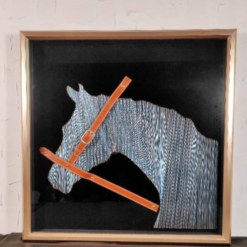 STRING ART HORSE WALL DECOR - HAND MADE
