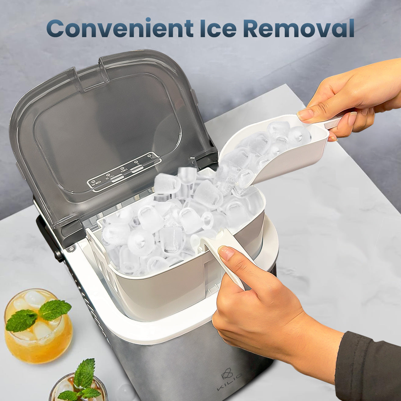H01S Bullet Ice Maker