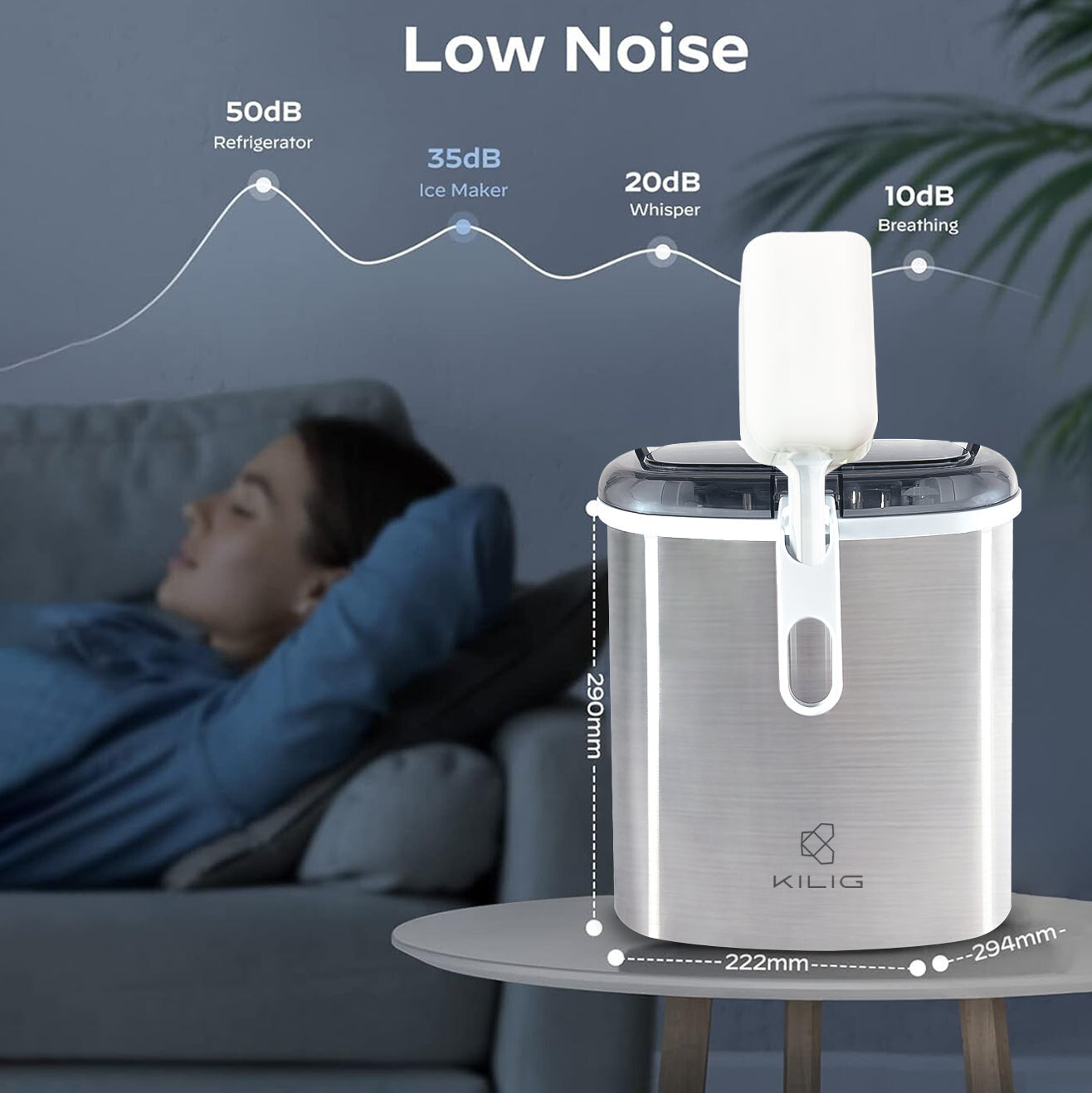 H01S Bullet Ice Maker