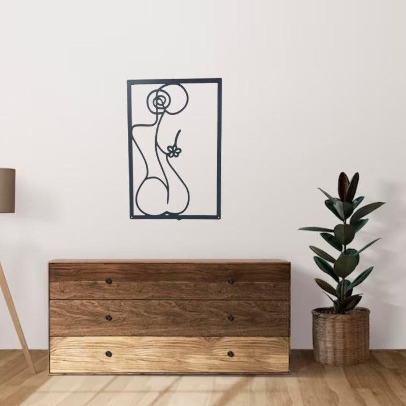 MODERN ABSTRACT METAL PAINTING - Smokey Cocktail