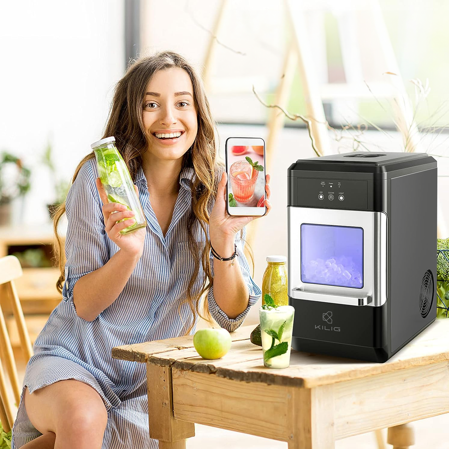 N01 Countertop Ice maker machine