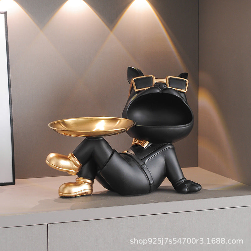 BUTLER BULLDOG WITH TRAY