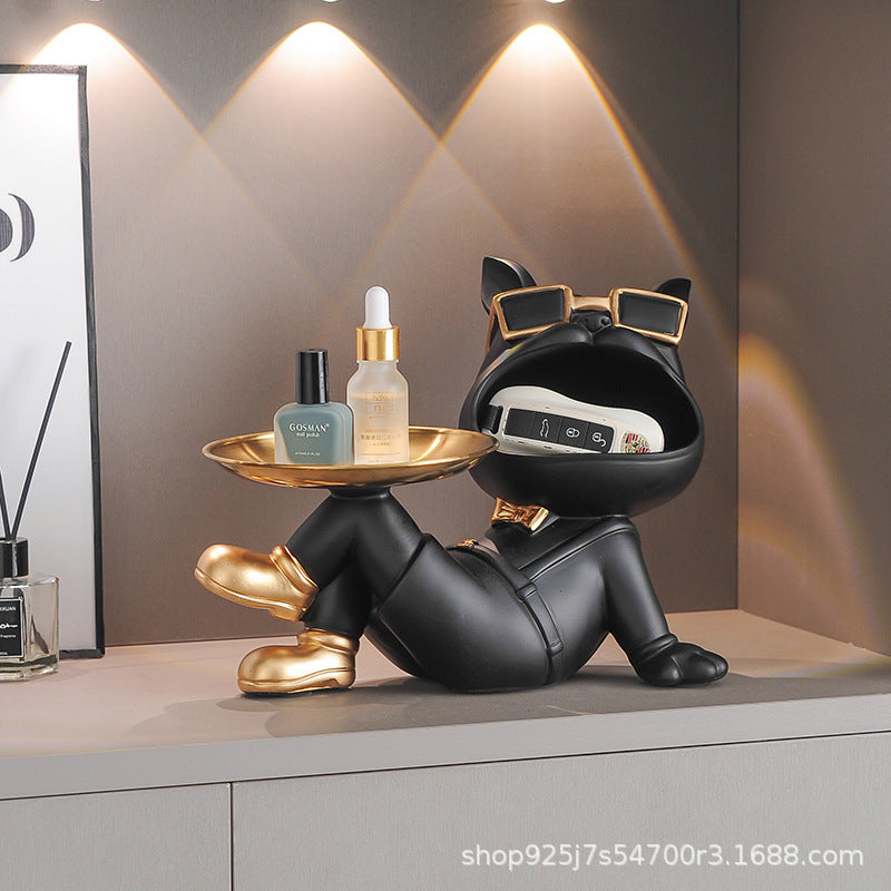 BUTLER BULLDOG WITH TRAY