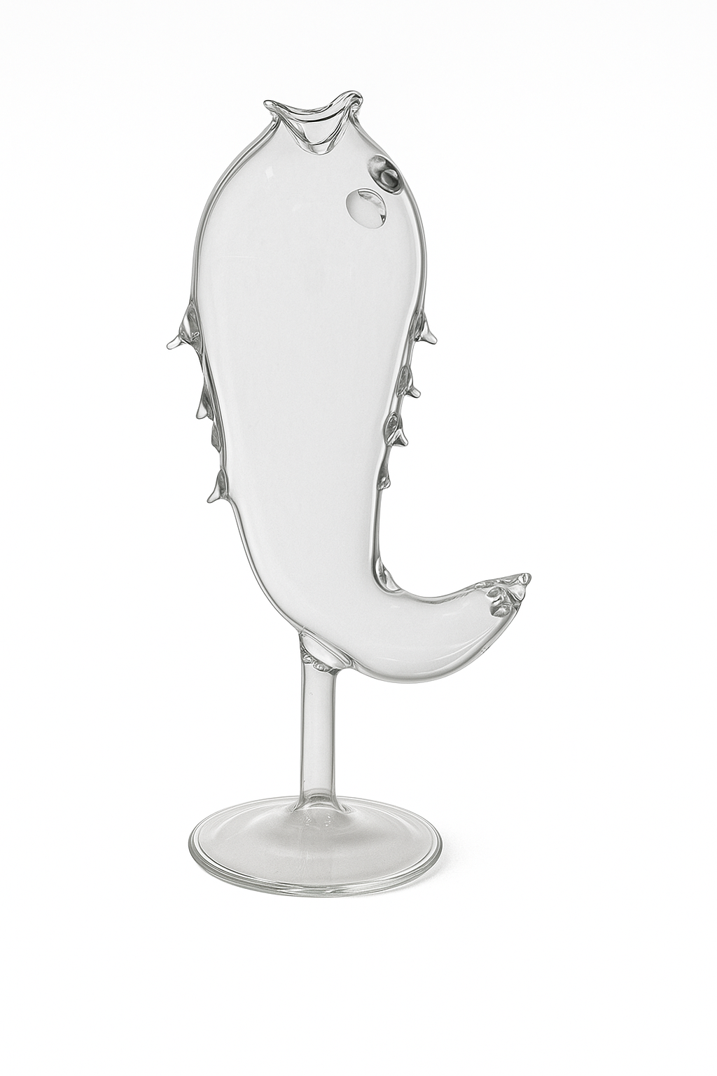 Handcrafted Fish Shape Cocktail Glass - Set Of 2