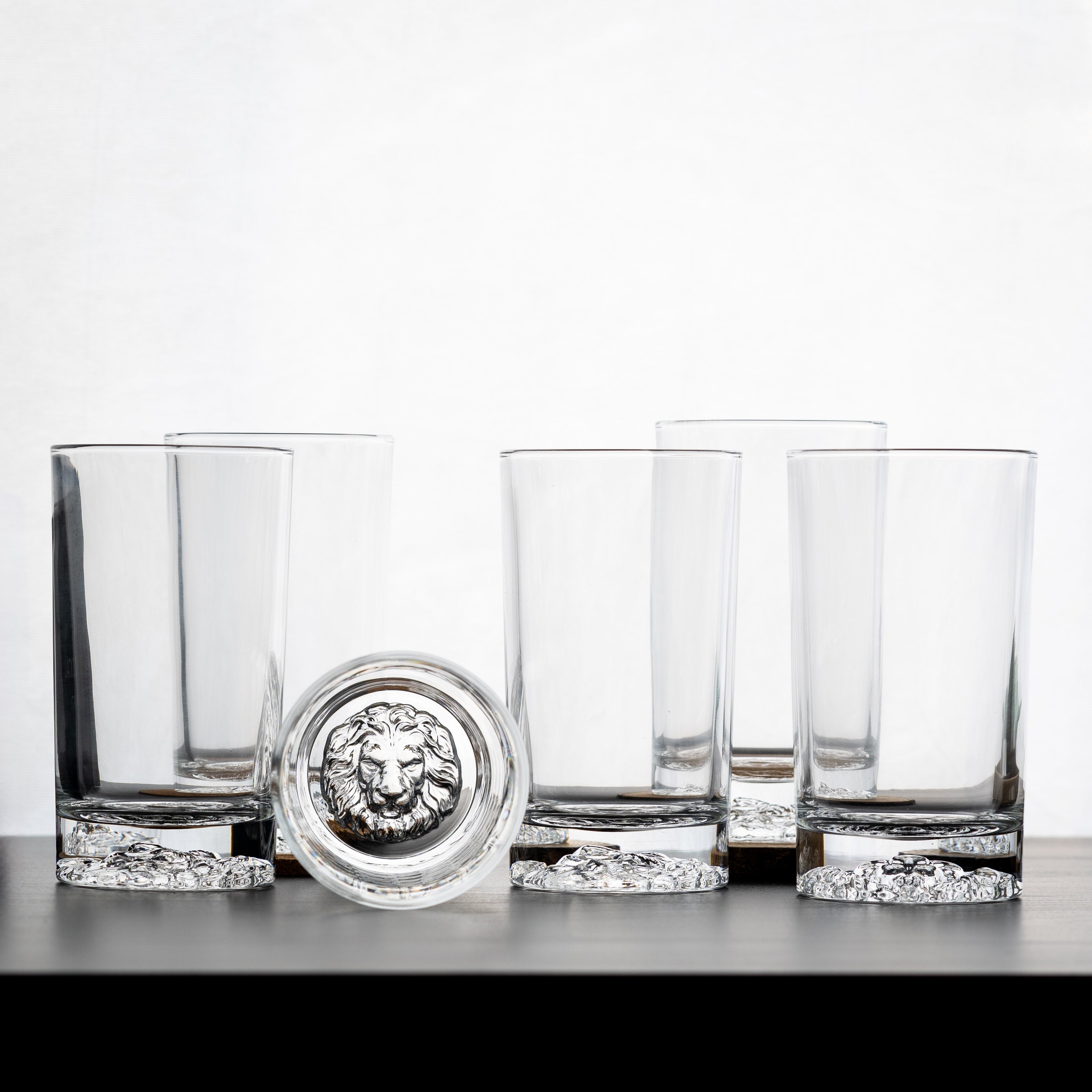 Tall Animal Shadow Glasses - Set of 6