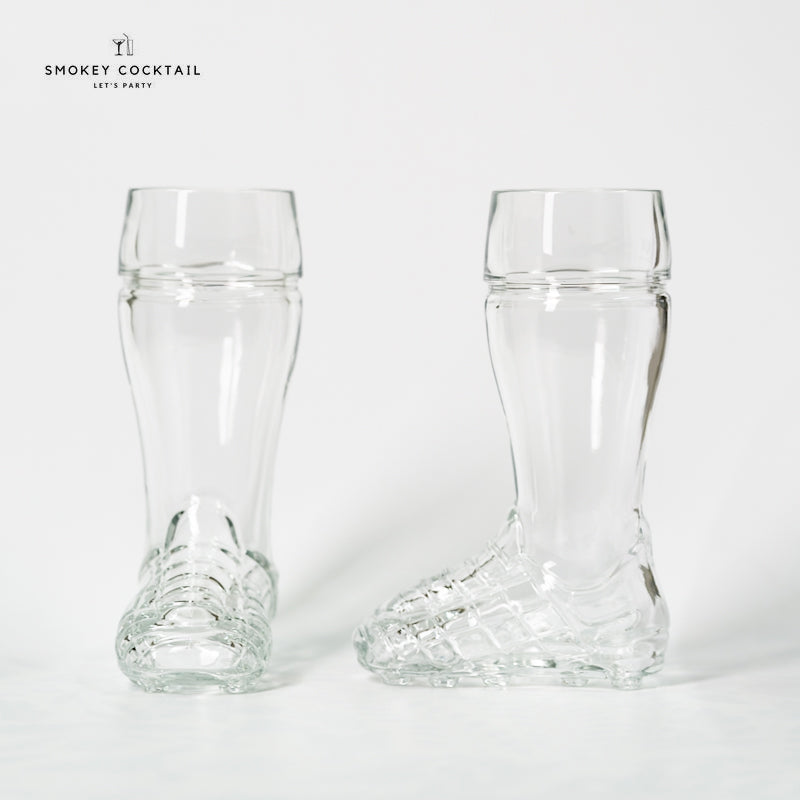 BOOT BEER GLASS-SET OF 2 - Smokey Cocktail