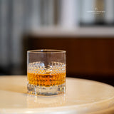 DIAMANTE CRYSTAL WHISKEY GLASS, MADE IN ITALY