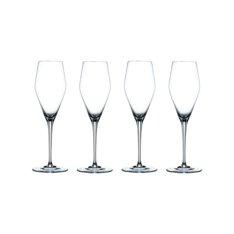 VINOVA CRYSTAL CHAMPAGNE GLASS- SET OF 4-MADE IN GERMANY
