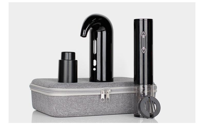 ELECTRIC WINE OPENER AND AERATOR/POURER -LUXURY GIFT PACK