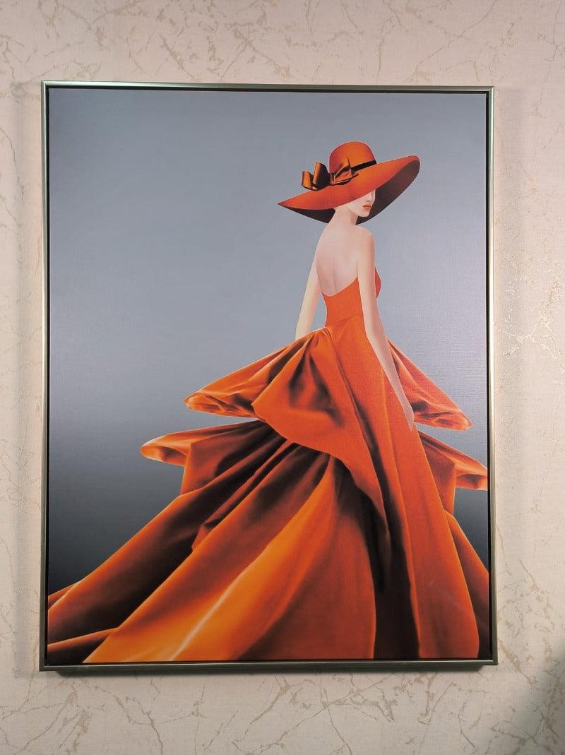 ELEGANT WOMEN WALL PAINTING - Smokey Cocktail