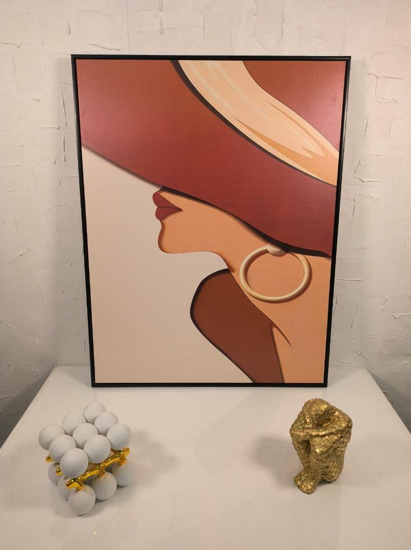 PARIS CHIC WALL PAINTING - Smokey Cocktail