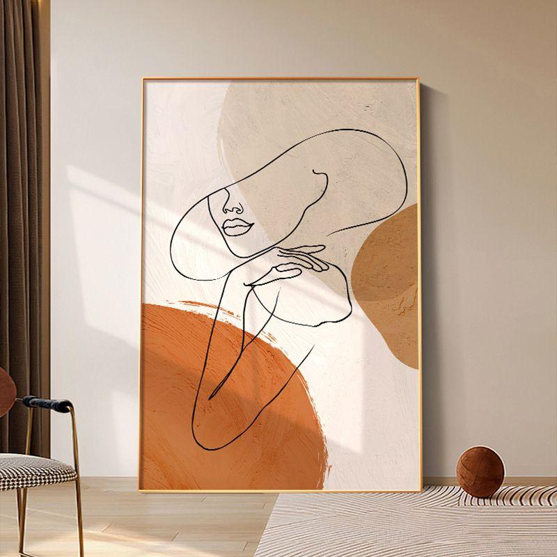 SINGLE LINE ART WALL PAINTING - Smokey Cocktail