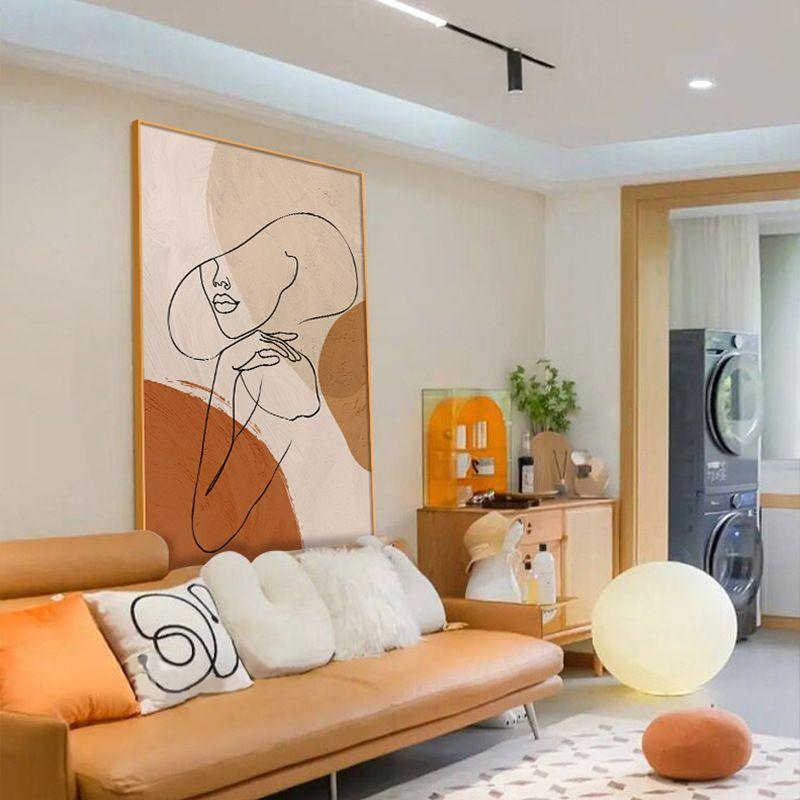 SINGLE LINE ART WALL PAINTING - Smokey Cocktail