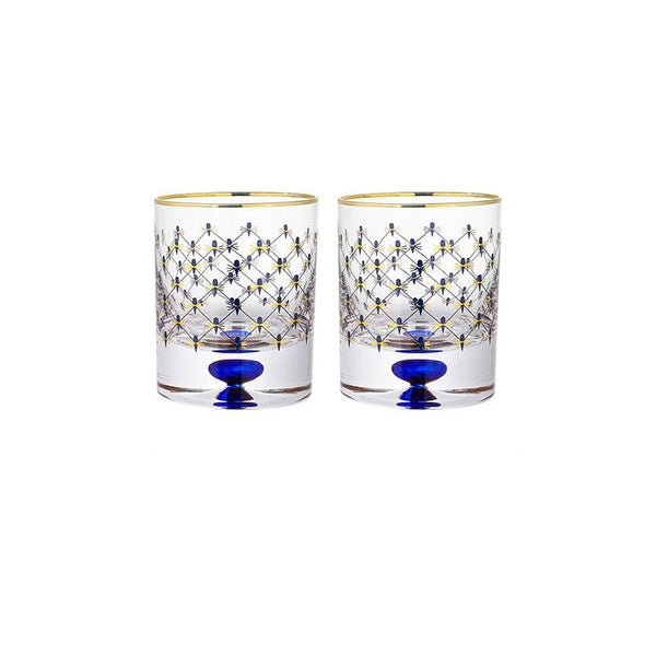 IMPERIAL CRYSTAL WHISKEY GLASS - SET OF 2