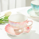 PEARL CUP SET WITH SPOON - SET OF 2