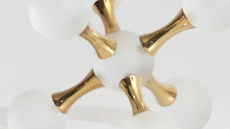 MOLECULAR CRYSTAL DESKTOP DECOR SET OF 2 - Smokey Cocktail