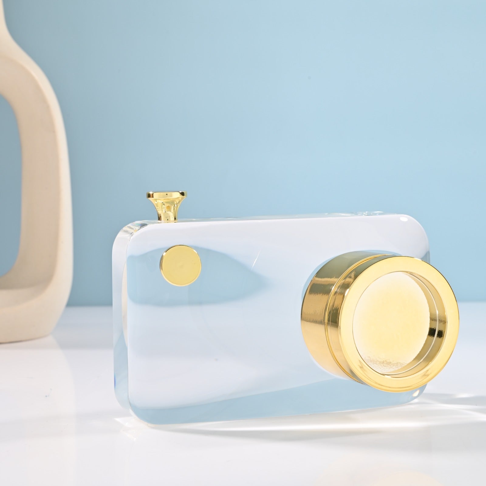 Camera Shape Crystal Decor