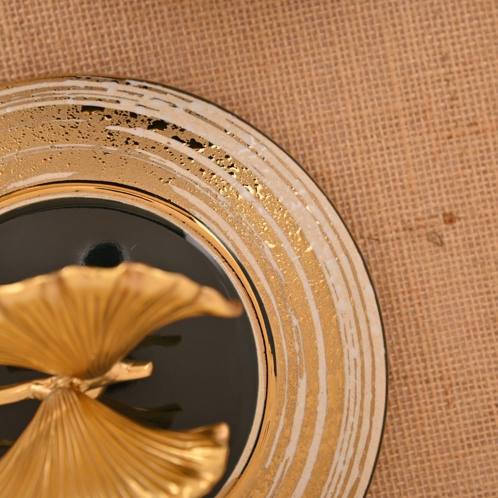 ROYAL PORCELAIN JAR WITH METAL TRIM - Smokey Cocktail