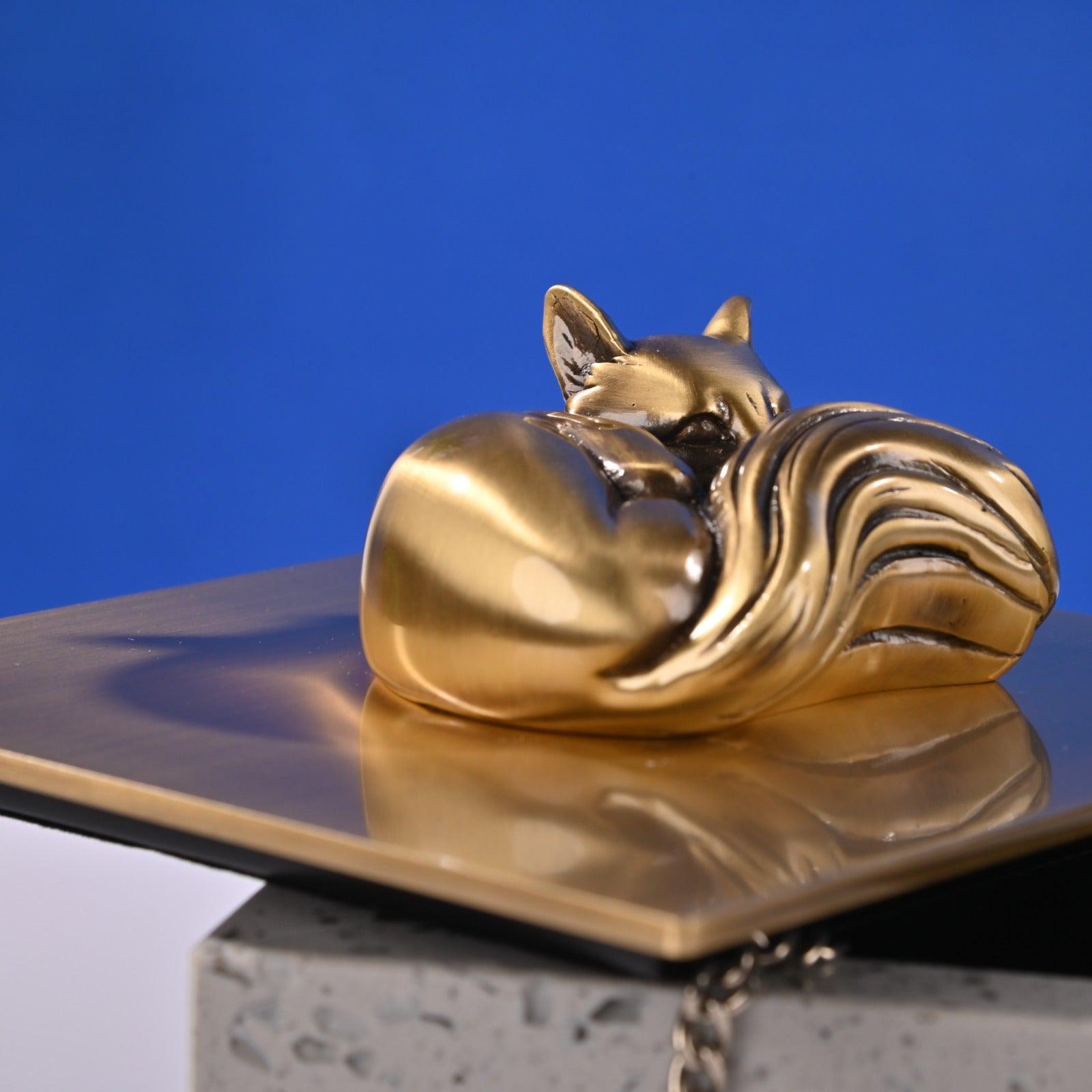 DECORATIVE BRASS STORAGE BOX - Smokey Cocktail