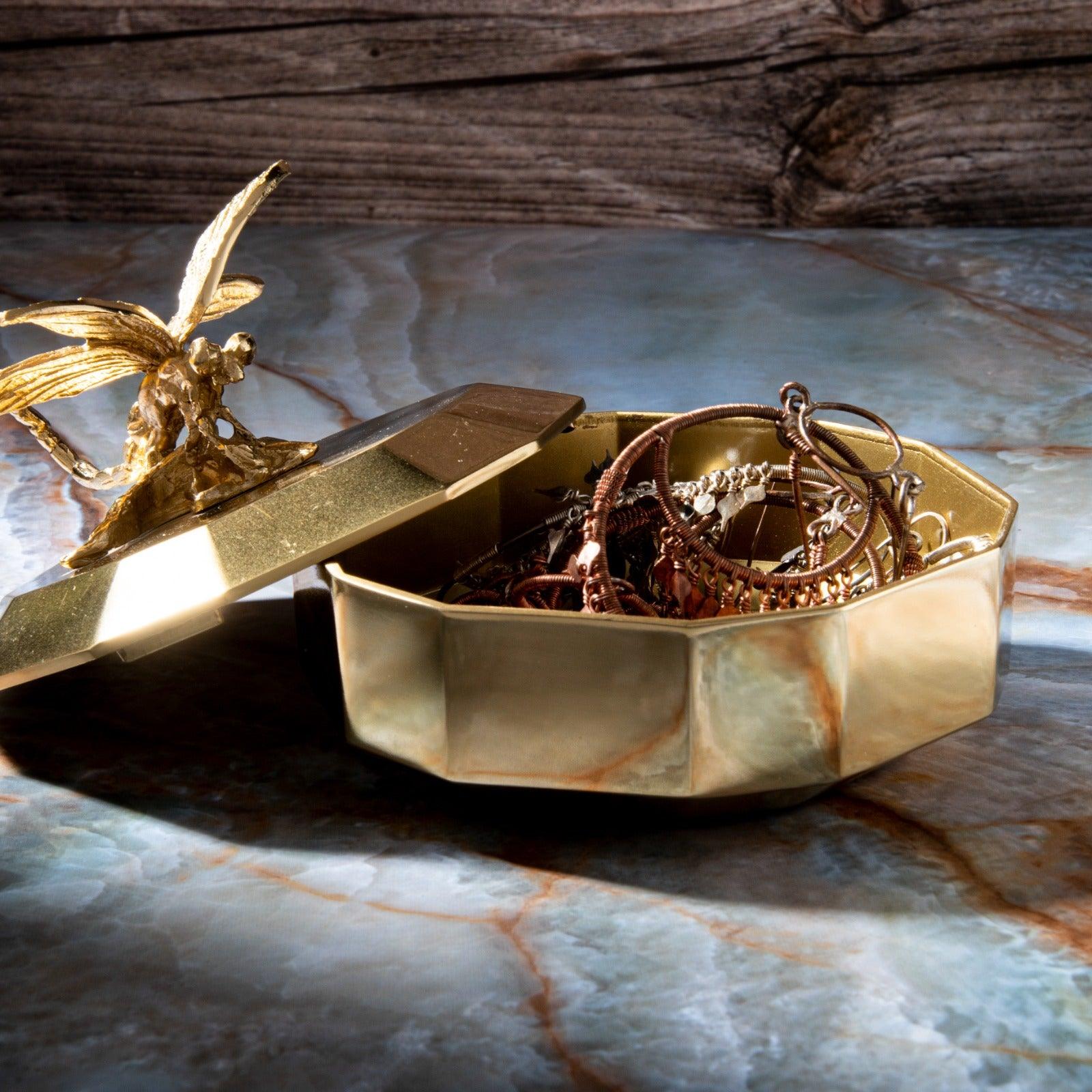 HANDMADE METAL STORAGE BOX - Smokey Cocktail