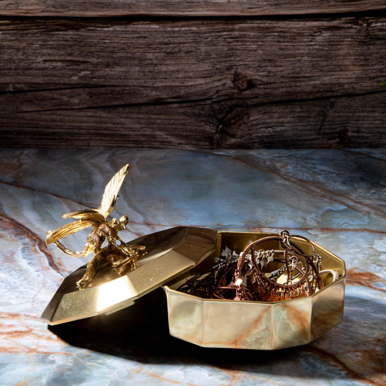 HANDMADE METAL STORAGE BOX - Smokey Cocktail