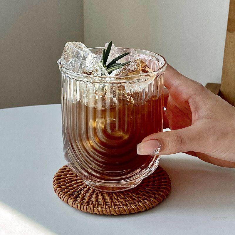 U SHAPED UNIQUE GLASS - SET OF 6 - Smokey Cocktail