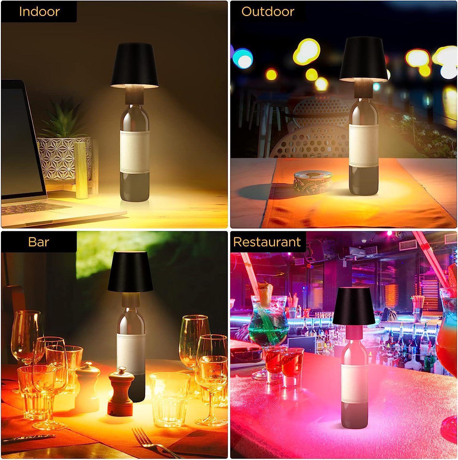 Led Bottle Lamp - Smokey Cocktail