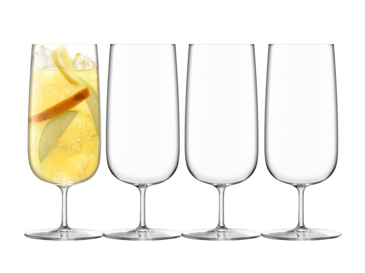 LSA Borough Pilsner Glass - Set of 4 - Smokey Cocktail