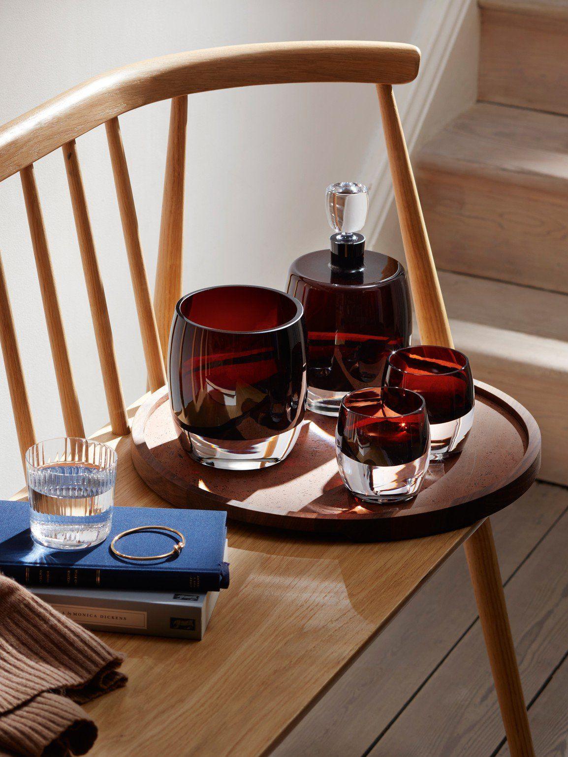 LSA Whiskey Club Tumbler Peat Brown - Set of 2 - Smokey Cocktail