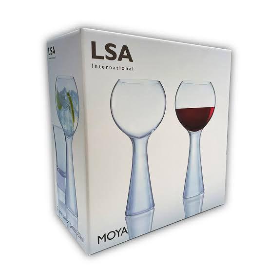 LSA Moya Wine Balloon Glass - Set of 2 - Smokey Cocktail