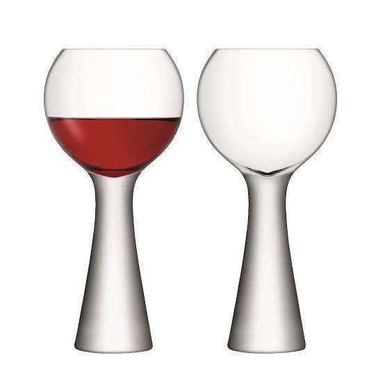 LSA Moya Wine Balloon Glass - Set of 2 - Smokey Cocktail