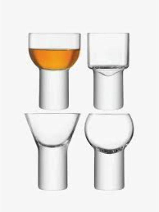 LSA Boris Liqueur Glass - Set of 4 - Smokey Cocktail