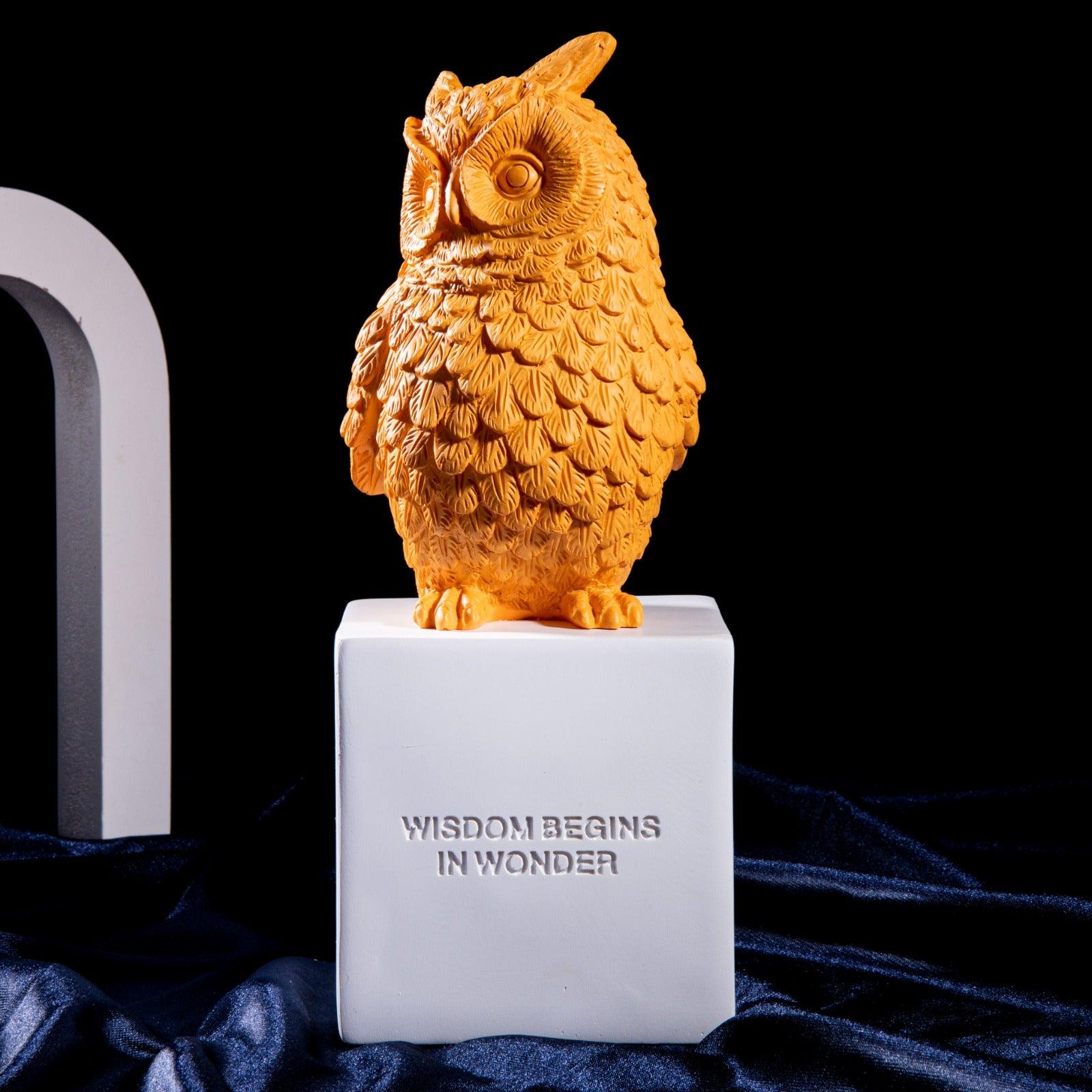 Wise Owl Brings Fortune Decor
