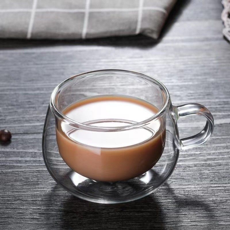 Double Wall Round Mug - Set of 2