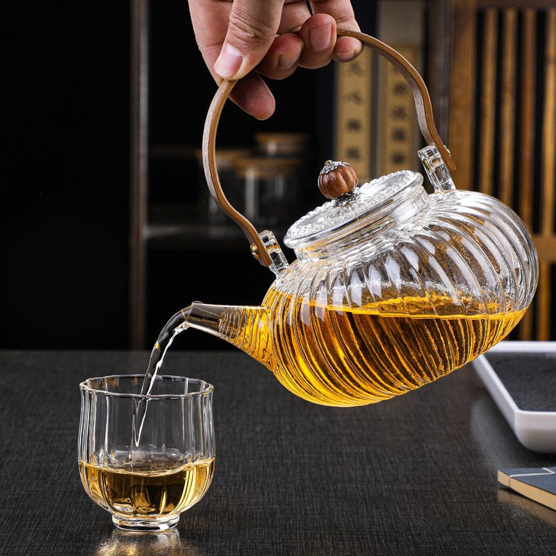 Heritage Wood Handle Tea Kettle