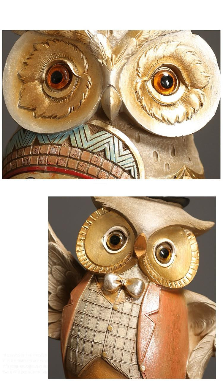 Charming Owl Decorative Piece