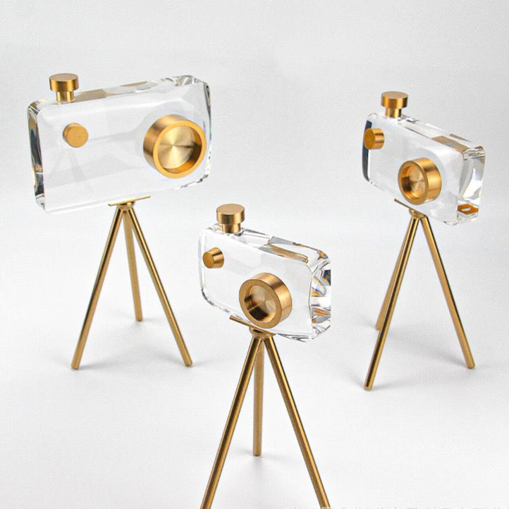 Crystal Camera Decor