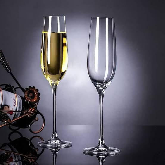 Crystal Champagne Toast Glass - Set Of 6