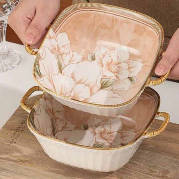 Blossom Breeze Floral Serveware