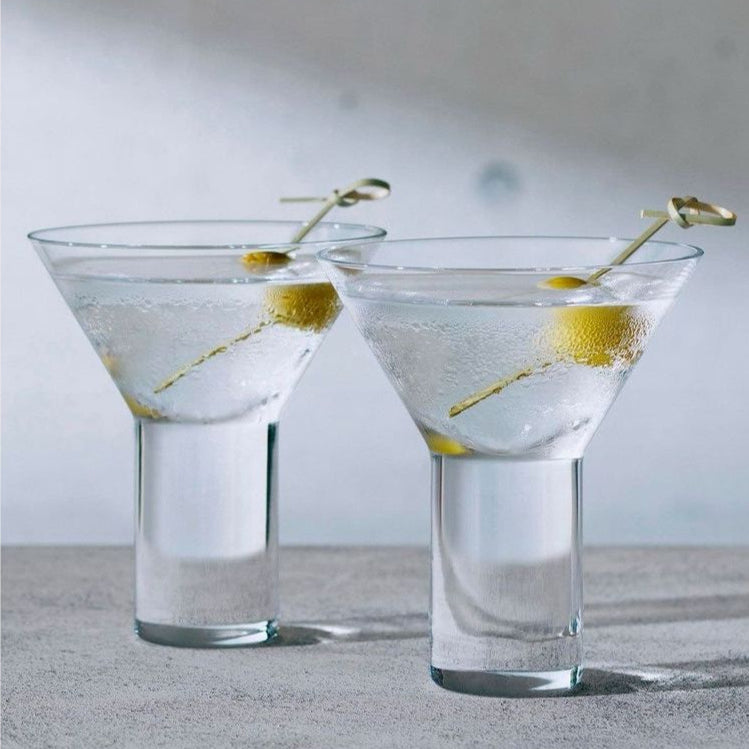 LSA - Vodka Cocktail Crystal Glass - Set Of 2 - Made In Poland