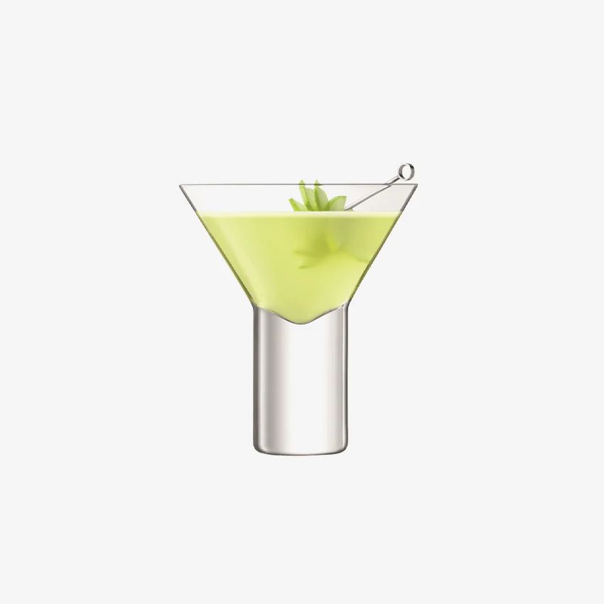 LSA - Vodka Cocktail Crystal Glass - Set Of 2 - Made In Poland