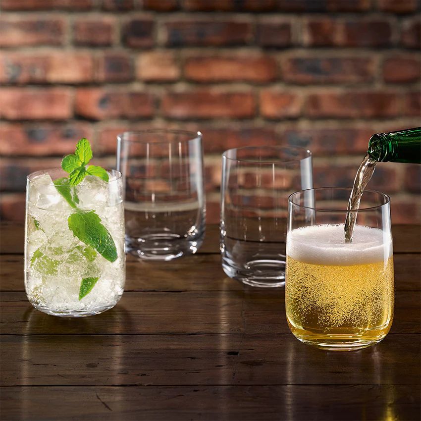 LSA - Borough Bar Crystal Glass - Set Of 4 - Made In Poland