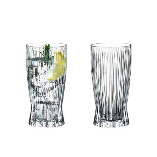 Riedel Fire Tall CRYSTAL GLASS - SET OF 2 - MADE IN GERMANY