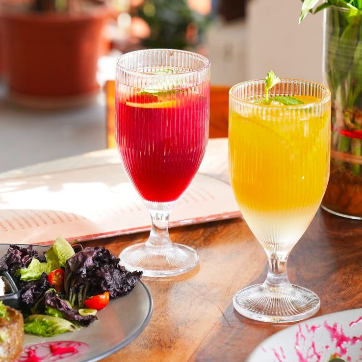 Striped Coffee Glass - Set of 6