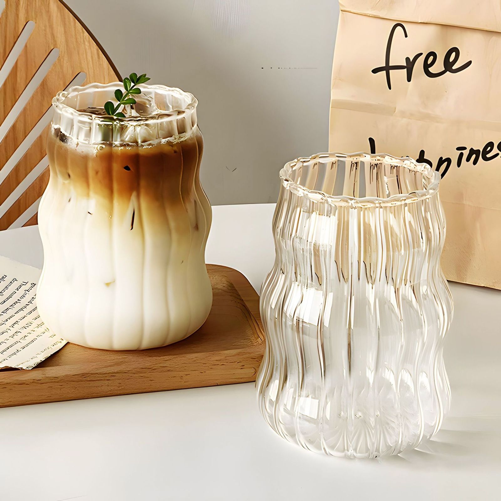 Curved Cocktail Glass - SET OF 6