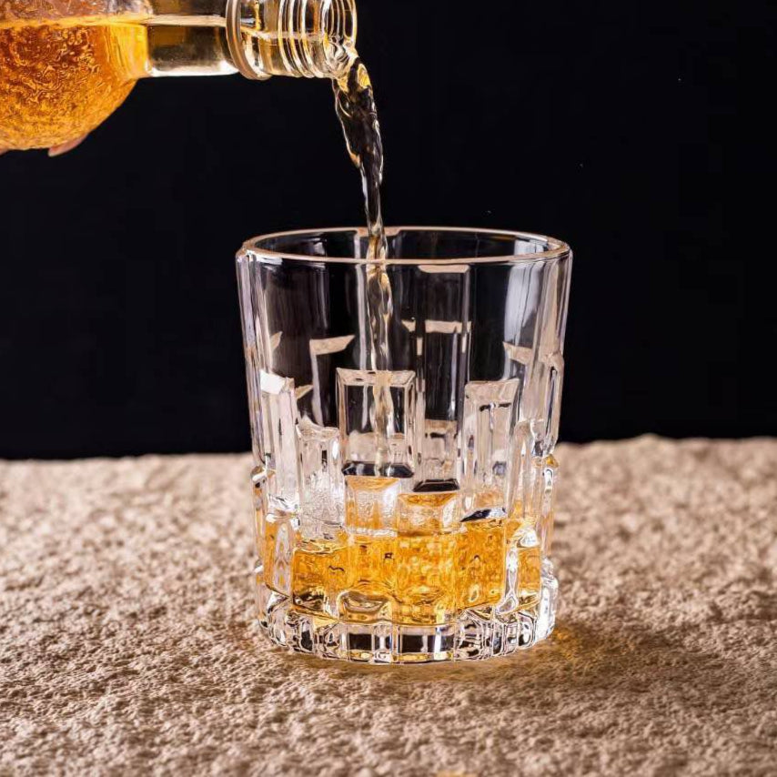 Adobe Pattern Whiskey Glass - Set Of 6